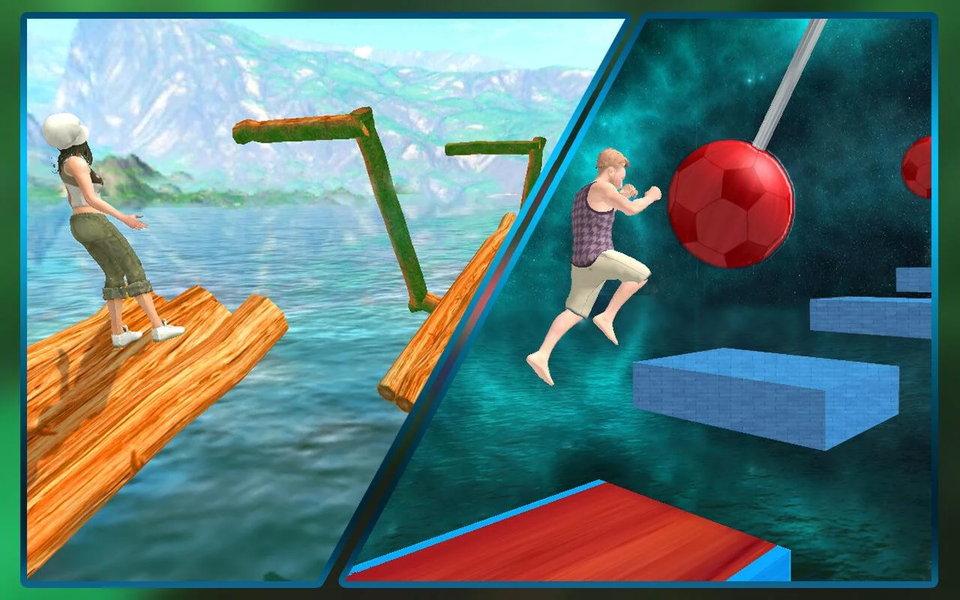 Stuntman Water Run - Gameplay image of android game