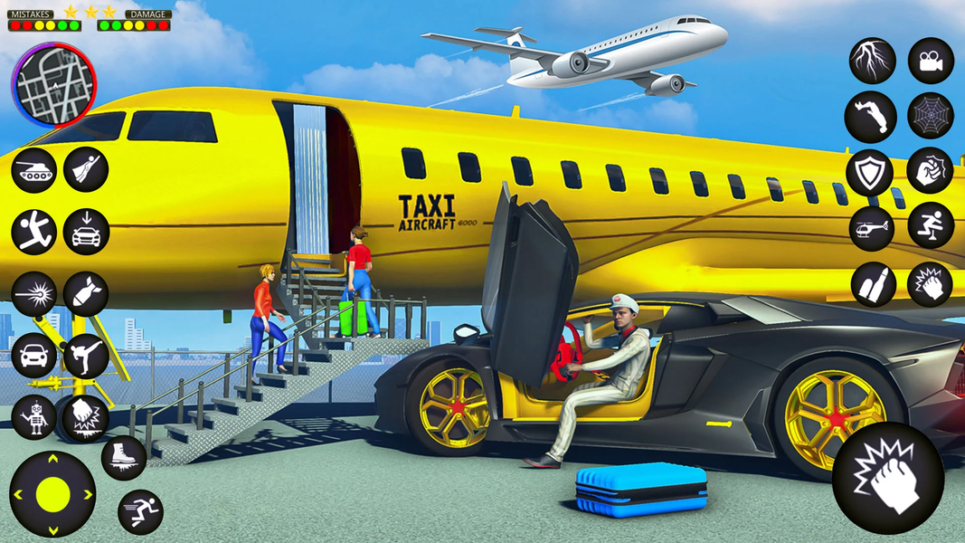 Taxi Driving: 3D Crazy Parking - Gameplay image of android game