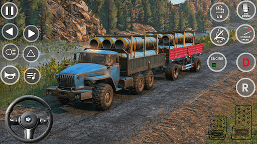 American Truck Driving Game 3D - Gameplay image of android game