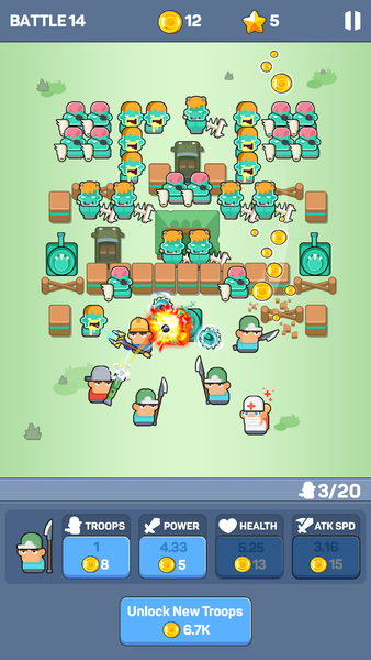 Idle Warriors - عکس بازی موبایلی اندروید