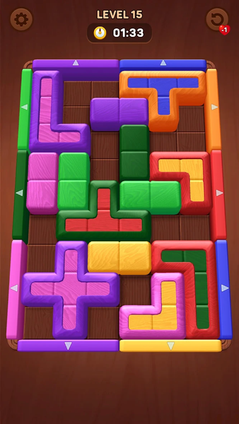 Wood Away, Block Jam - Gameplay image of android game