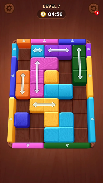 Wood Away, Block Jam - Gameplay image of android game