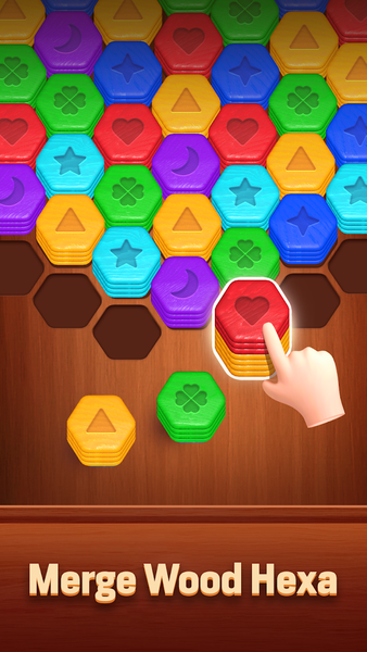 Wood Hexa - Gameplay image of android game