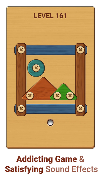 Woodle - Wood Screw Puzzle - Gameplay image of android game