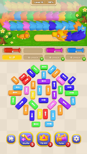 Wool Sort: Knit Away - Gameplay image of android game