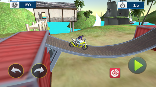 Bike Stunt 3D Racing - Gameplay image of android game