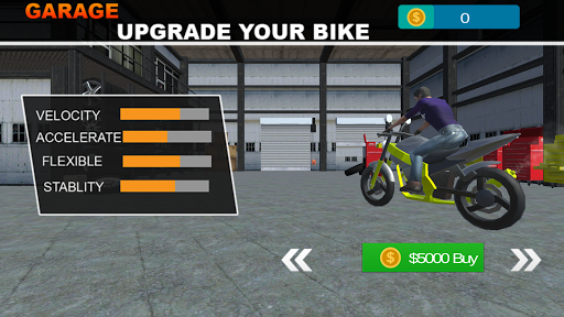 Bike Stunt 3D Racing - Gameplay image of android game