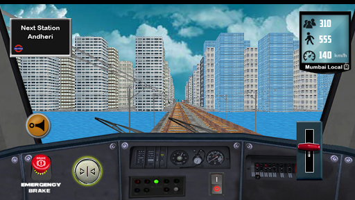 Train Driving Mumbai Local - Gameplay image of android game