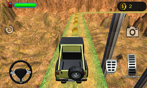 3D Mountain Climb 4x4 - Gameplay image of android game