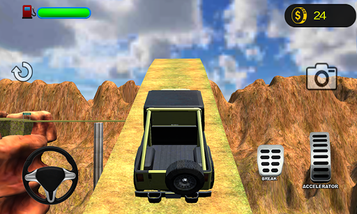 3D Mountain Climb 4x4 - Gameplay image of android game