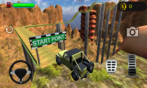 3D Mountain Climb 4x4 - Gameplay image of android game