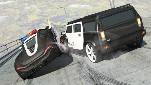 Police Car Driving Sim: Extreme City Stunts - عکس بازی موبایلی اندروید