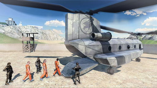 Army Criminal Transport Game - Gameplay image of android game
