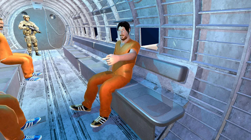 Army Criminal Transport Game - Gameplay image of android game