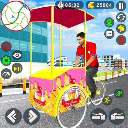 City Ice Cream Man Simulator - عکس برنامه موبایلی اندروید