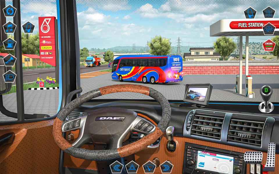 Euro Bus Simulator-Bus Game ۳D - عکس بازی موبایلی اندروید