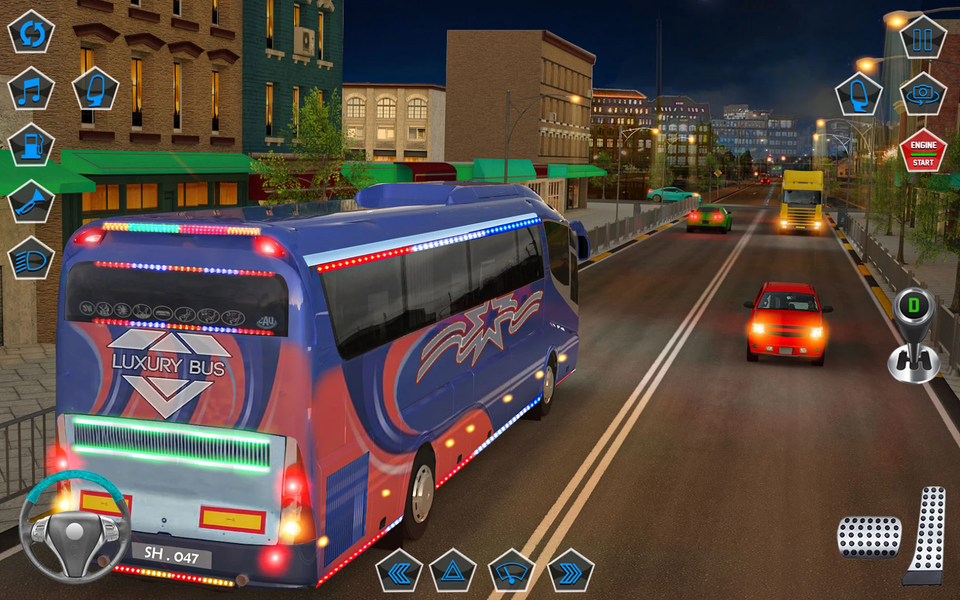 Euro Bus Simulator-Bus Game ۳D - عکس بازی موبایلی اندروید