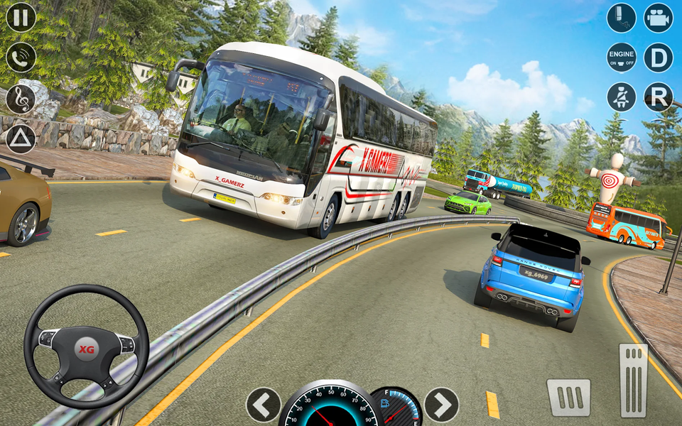 Euro Bus Simulator-Bus Game ۳D - عکس بازی موبایلی اندروید