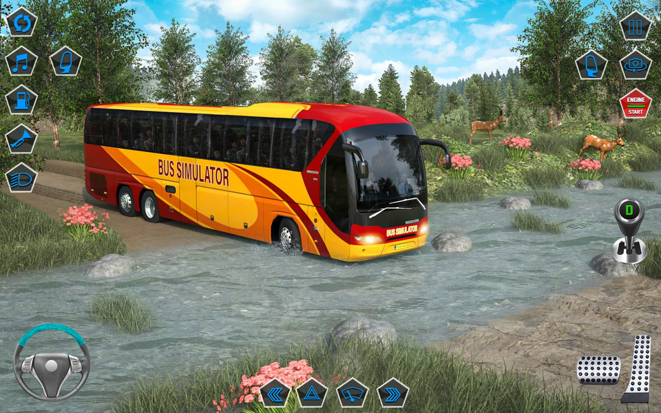 Euro Bus Simulator-Bus Game ۳D - عکس بازی موبایلی اندروید