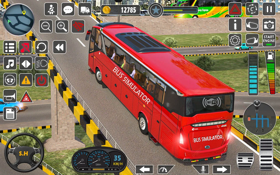 Euro Bus Simulator-Bus Game ۳D - عکس بازی موبایلی اندروید