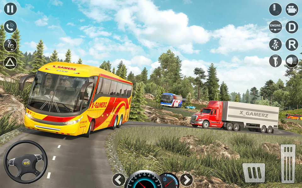 Euro Bus Simulator-Bus Game ۳D - عکس بازی موبایلی اندروید