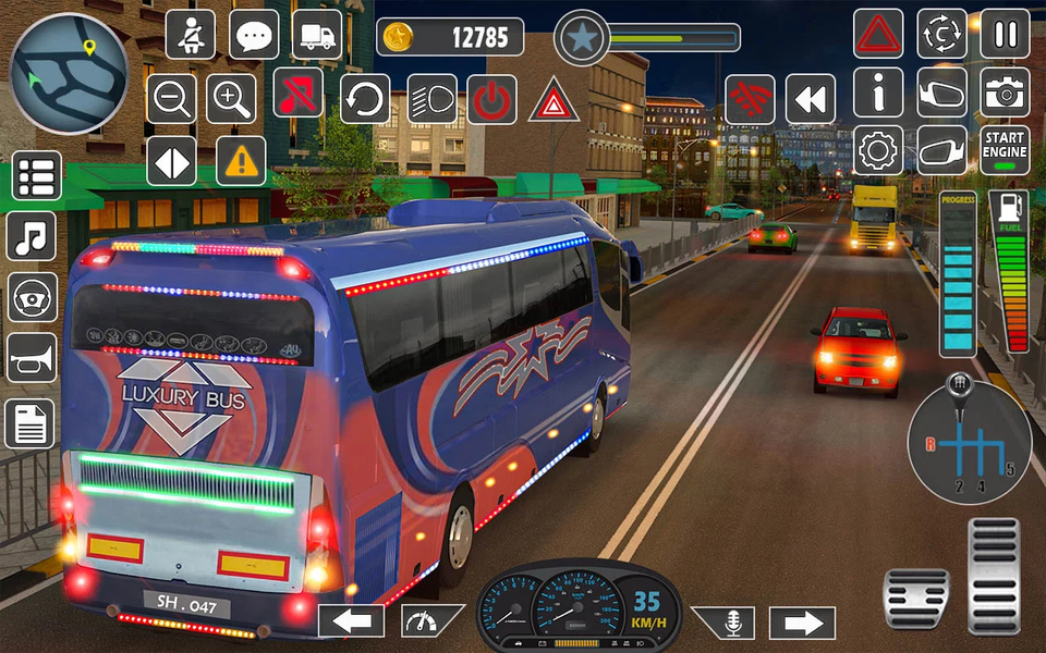 Euro Bus Simulator-Bus Game 3D - Gameplay image of android game