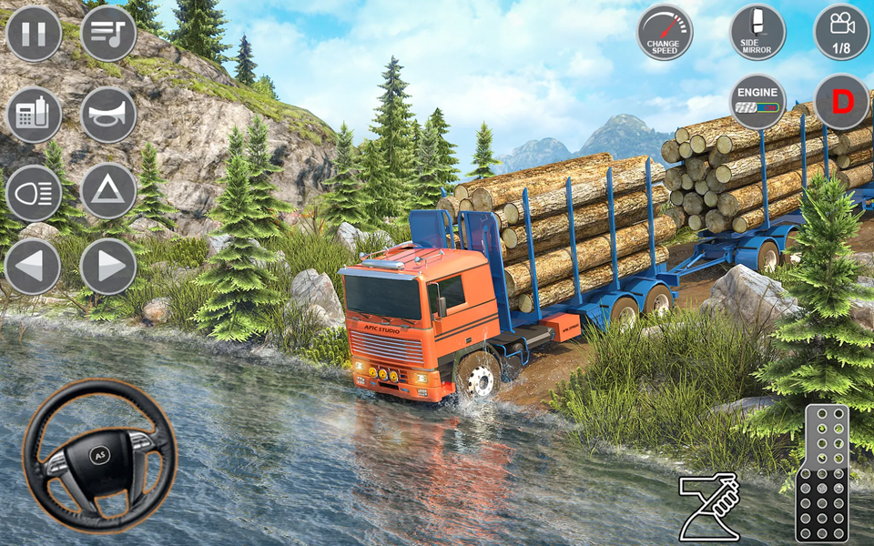 Mud Truck Driving Games ۳D - عکس بازی موبایلی اندروید