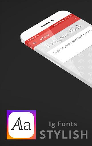 Stylish Fonts for Instagram bio, captions, stories - عکس برنامه موبایلی اندروید