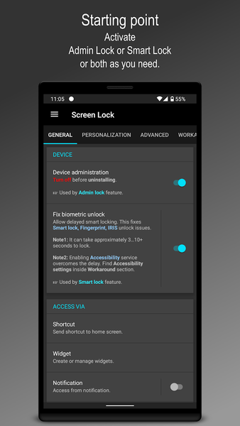 Screen Lock - عکس برنامه موبایلی اندروید