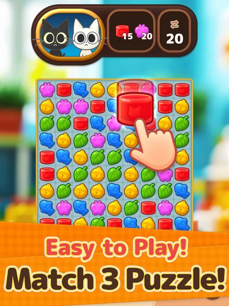 Ash & Snow: Cat Pop'n Match - عکس بازی موبایلی اندروید