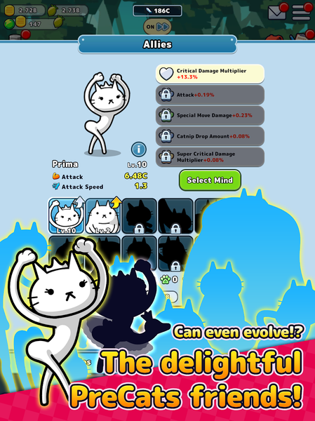PreCats! - Idle Cat Raising - عکس بازی موبایلی اندروید