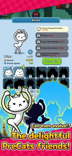 PreCats! - Idle Cat Raising - عکس بازی موبایلی اندروید