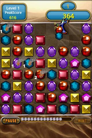 Jewel Magic - Gameplay image of android game