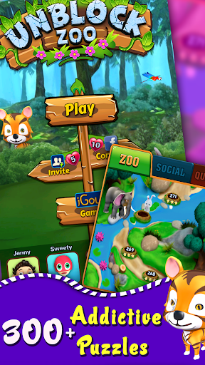 Unblock Zoo - Gameplay image of android game