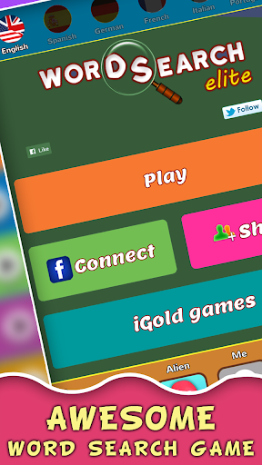Word Search Elite - Gameplay image of android game