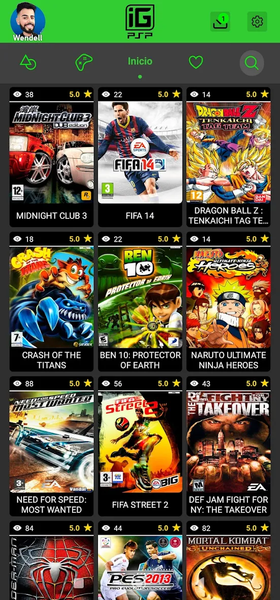 IGAMES PSP - Image screenshot of android app