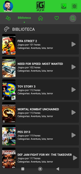 IGAMES PSP - عکس برنامه موبایلی اندروید