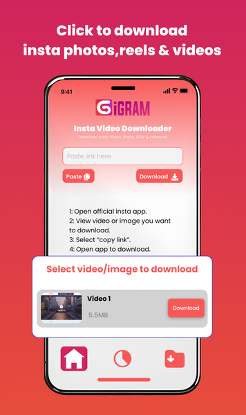 Igram Video Saver - Image screenshot of android app