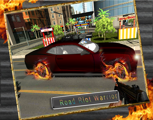 War Attack Auto Car Gun Battle - Gameplay image of android game