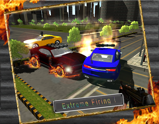 War Attack Auto Car Gun Battle - Gameplay image of android game