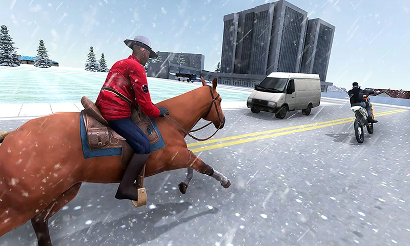 Horse Cop Mad City Horse Games - Gameplay image of android game