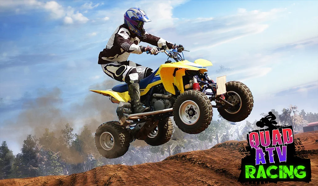 Offroad ATV Race- Bike Race 3D - Gameplay image of android game