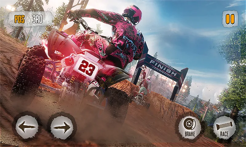 Offroad ATV Race- Bike Race 3D - عکس بازی موبایلی اندروید