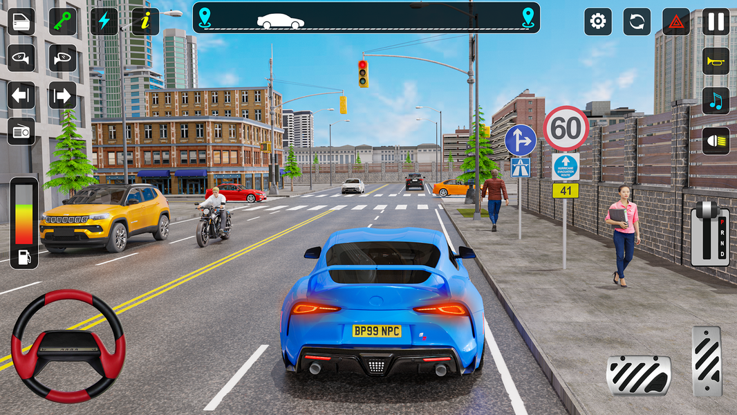 Car Games : Driving School Sim - Gameplay image of android game