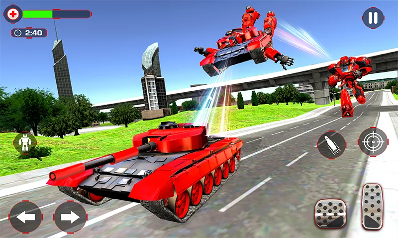 Army Tank Games- Robot Games - عکس بازی موبایلی اندروید
