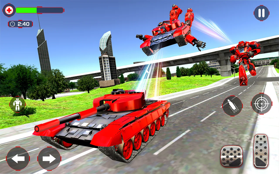 Army Tank Games- Robot Games - عکس بازی موبایلی اندروید
