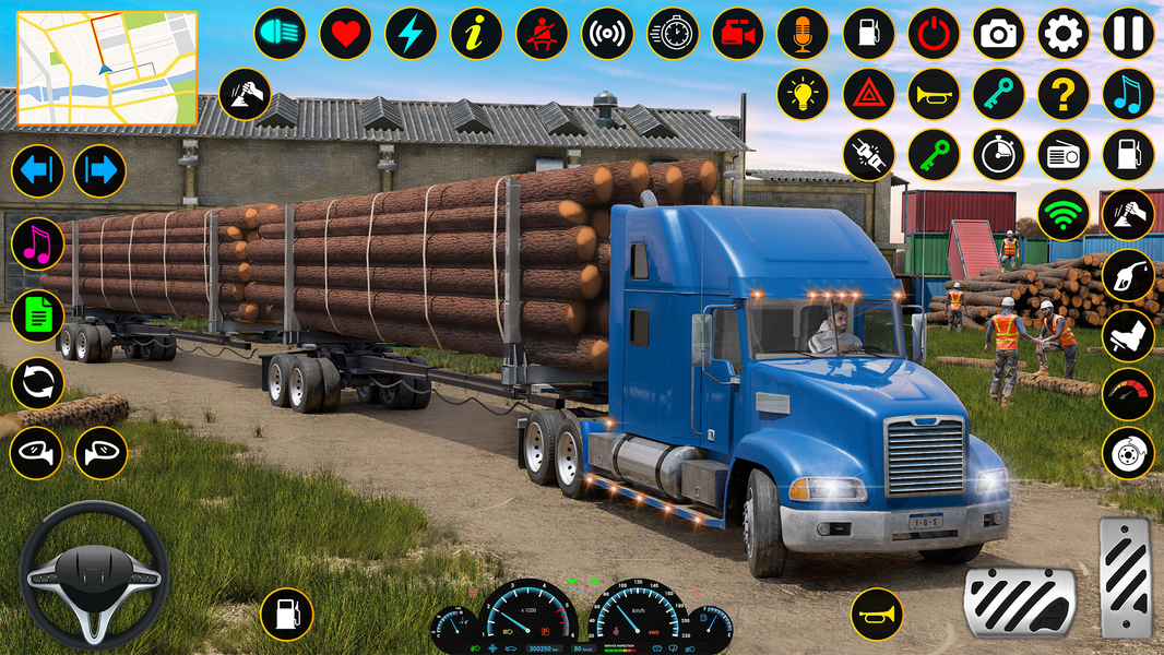 Truck Simulator: 3D Truck Game - Gameplay image of android game