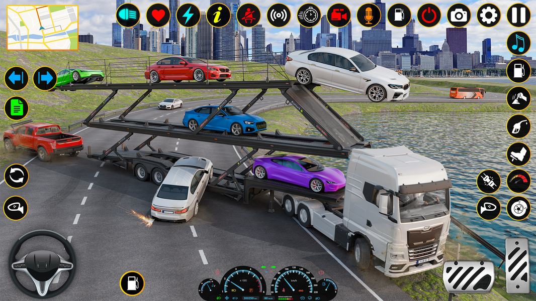 Truck Simulator: 3D Truck Game - Gameplay image of android game