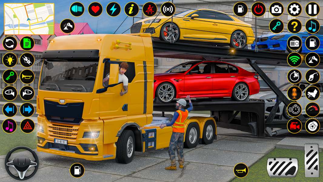 Truck Simulator: 3D Truck Game - Gameplay image of android game