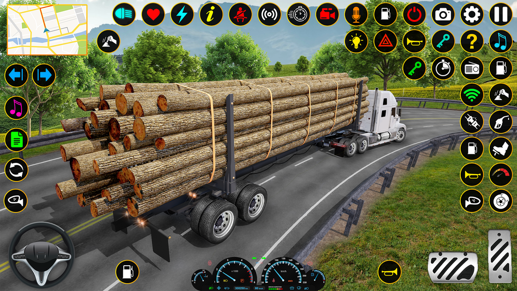 Truck Simulator: 3D Truck Game - Gameplay image of android game